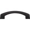 Jeffrey Alexander 96 mm Center-to-Center Matte Black Merrick Cabinet Pull 549-96MB - alternate 2